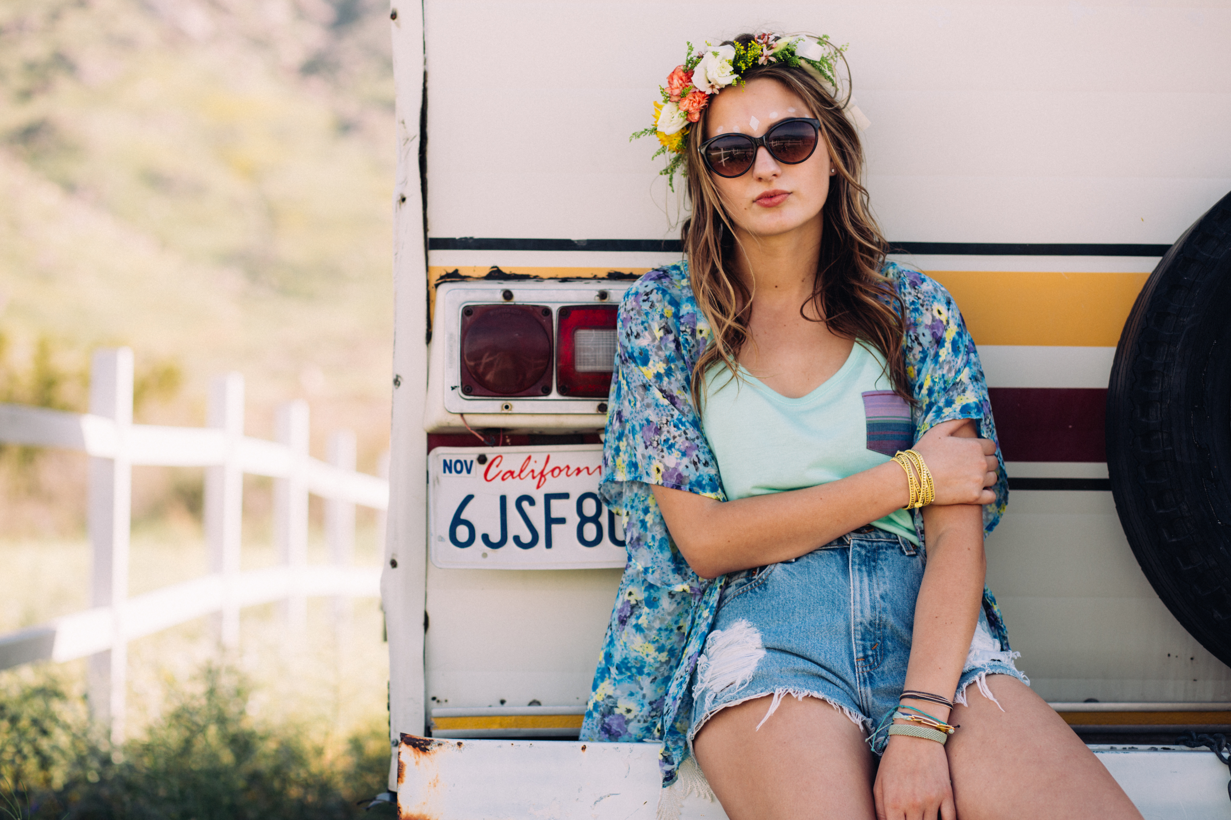 Young adult posing in State Collegewear clothing