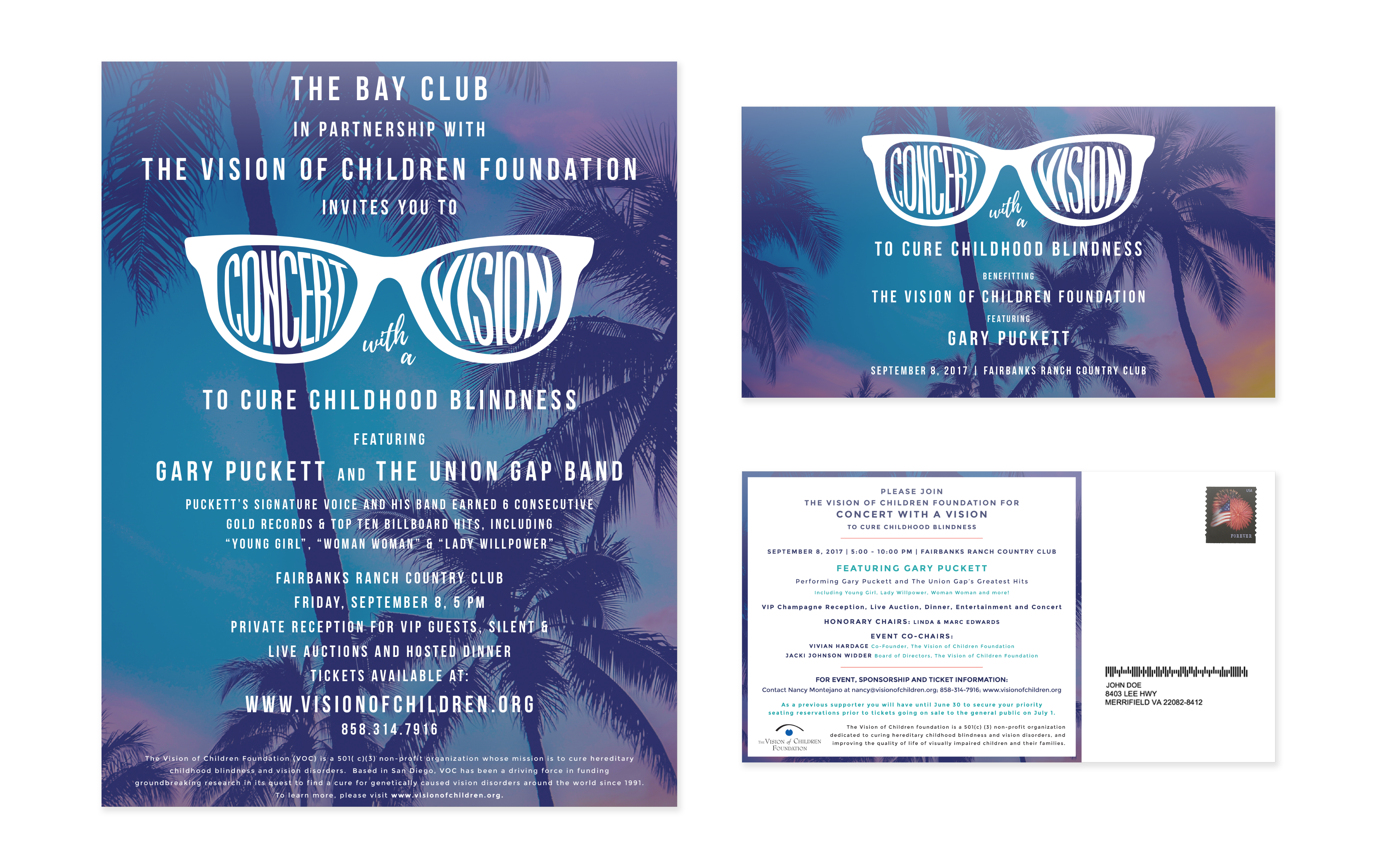 Vision of Children branding materials